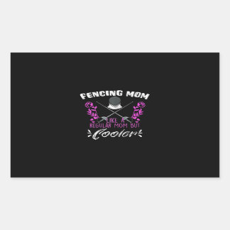 Womens Fencing Mother´s Day Mom Love Sticker