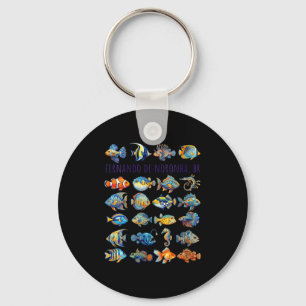 Women's fernando de noronha brazil colourful fish keychain
