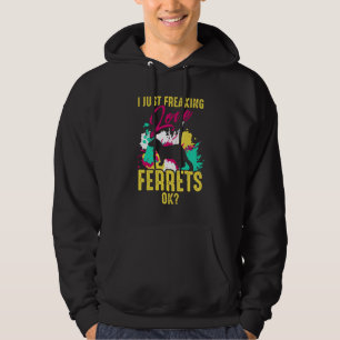 Womens Ferre For Ferret Owner Or Ferret Hoodie