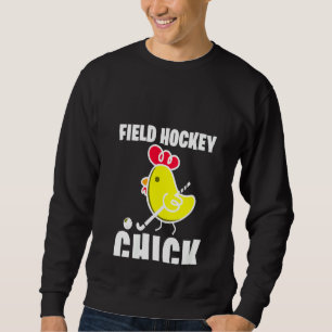 Womens Field Hockey Chick Field Hockey Kids Boys Sweatshirt