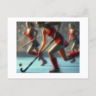 Women's Field Hockey,  Postcard