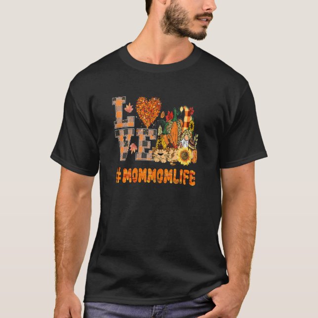Womens First Mom Now Grandma World's Best Mommom L T-Shirt (Front)