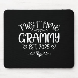Womens first time grammy est 2025 soon to be mom mouse pad