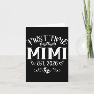 Womens first time mimi est 2026 soon to be mom card