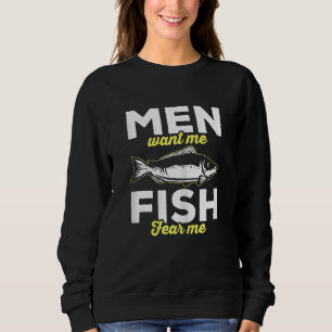 Womens Fishing Graphic For Women And Girls Fishi Sweatshirt