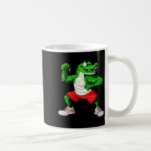 Womens Fitness Crocodile V-neck  Coffee Mug