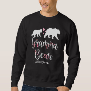 Womens Floral Bear Matching Family Outfits Gramma Sweatshirt
