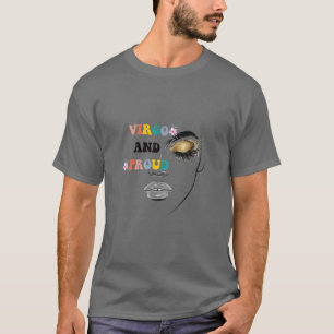 Womens Floral Retro Virgo Girl - I AM VIRGO AND PR T-Shirt