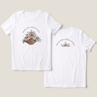 Womens floral tee minimalist