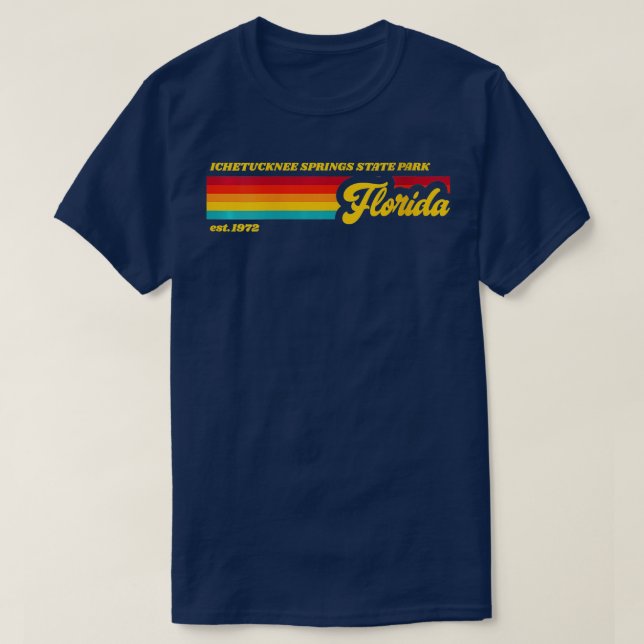 Womens Florida Ichetucknee Springs VNeck  T-Shirt (Design Front)