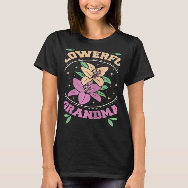 Womens Flowerful grandma T-Shirt (Front)