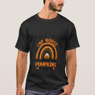 Womens FNP Nurse I Care For The Cutest Pumpkins Ha T-Shirt