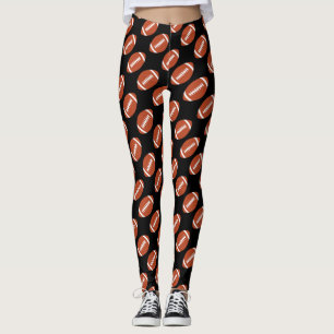 Women's Football Fan Cute Game Day Leggings