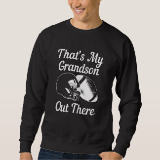 Womens Football That's My Grandson Out There Fan F Sweatshirt