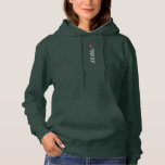 Women's Forest Green Hoodies Double Sided Trendy<br><div class="desc">Women's Forest Green Hoodies Double Sided Add Image Logo Text Here Clothing Apparel Template Personalized Women's Hooded Sweatshirt.</div>