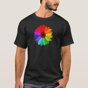 Womens Free Mom Hugs Gay Pride Lgbt Floral Lesbia T-Shirt