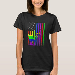 Womens Free Mom Hugs Rainbow Heart Lgbt Pride Mont T-Shirt
