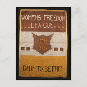 Women's Freedom League, Dare to Be Free! Postcard