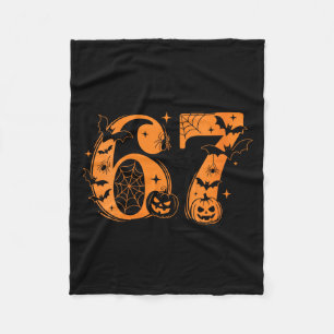 Womens Fun Six Seven 6 7 Meme Design Couples Hallo Fleece Blanket