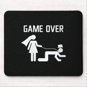 Womens Funny Bride Groom Wedding Bachelor Bachelor Mouse Pad