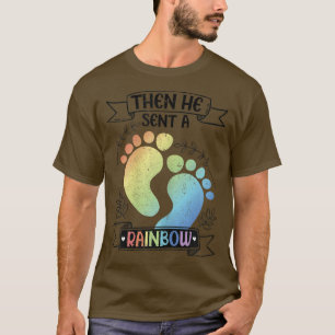 Womens Funny Christian Pregnancy From God Then He T-Shirt
