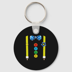 Women's funny clown costumes for children carnival keychain