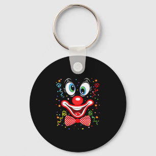 Women's funny clown costumes for children carnival keychain