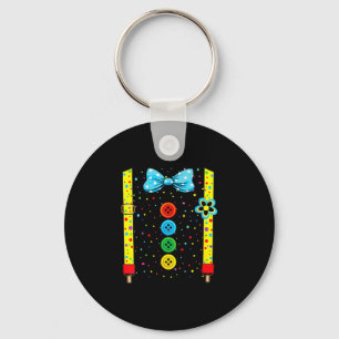 Women's funny clown costumes for children carnival keychain