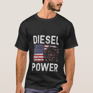 Womens Funny Diesel Mechanic Diesel Power T-Shirt