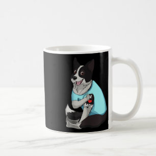 Womens Funny Dog Border Collie Love Mom Tattoo Gif Coffee Mug
