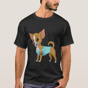 Womens Funny Dog Chihuahua Love Mom Tattoo Gift Te T-Shirt