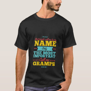 Womens Funny father s Day for Gramps men from daug T-Shirt