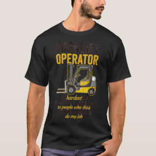 Womens Funny Forklift Apparel Forklift Driver Oper T-Shirt