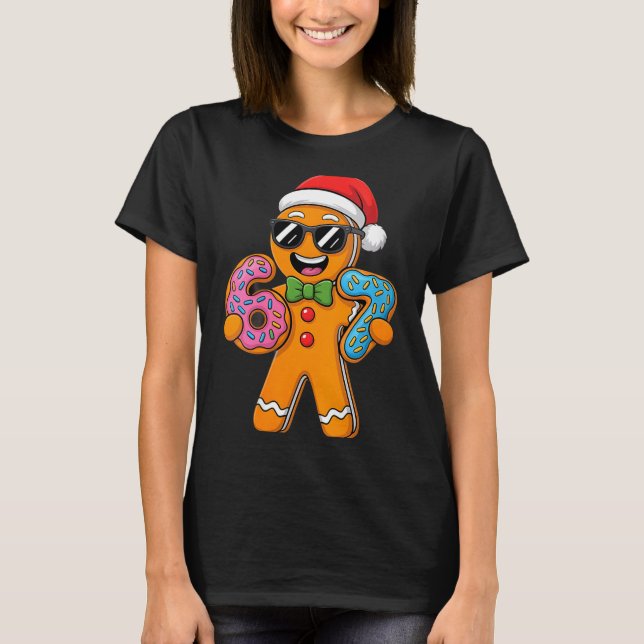 Womens Funny Gingerbread Six Seven 67 Ice Cream Ch T-Shirt (Front)