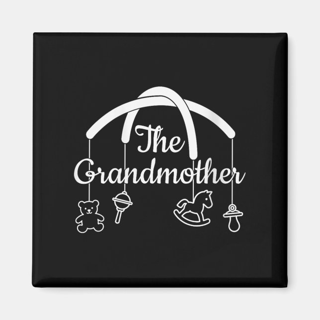 Womens Funny Grandmother Design For Proud Grandmas Magnet (Front)