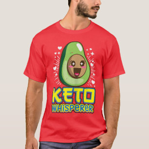 Womens Funny Ketogenic Keto Whisperer Kawaii Cute T-Shirt