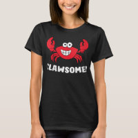 Womens Funny Lobster Clawsome Sea Crab Cartoon Lob