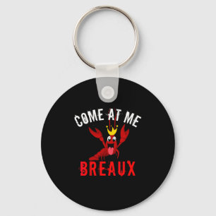 Women's funny louisiana come at breaux crawfish keychain