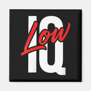 Womens Funny Low Iq Joke Sarcastic Humour Meme Dum Magnet