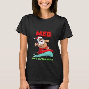 Womens Funny Mele Kalikimaka Christmas Men Apparel T-Shirt