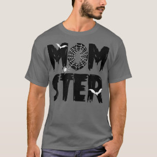 Womens Funny Momster Halloween Mom Costume Family  T-Shirt