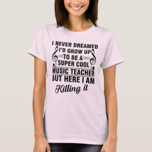 Womens Funny Music T-Shirt
