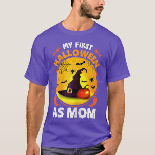 Womens Funny My First Halloween As Mom Halloween C T-Shirt