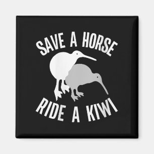 Womens Funny New Zealand Kiwi Meme Quote Save A Ho Magnet