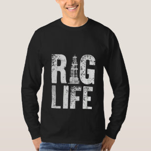 Womens Funny Oil Rig For Oil Field Men Oilfield Lo T-Shirt