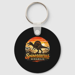 Womens Funny Retro Snosaurus Dinosaur Snosaurus Keychain