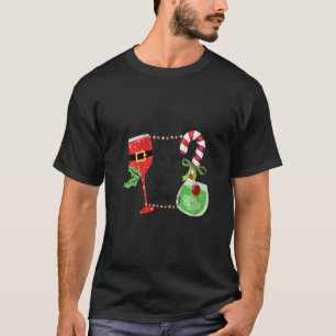 Womens Funny Santa Christmas He Sees You When You T-Shirt