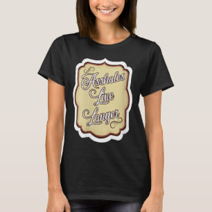 Womens Funny Sarcastic Humour Sarcasm Quote Holes T-Shirt