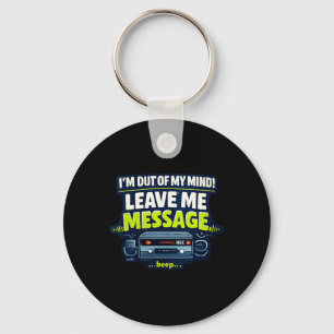Womens Funny Sarcastic Humourous Witty Quote V-Nec Keychain