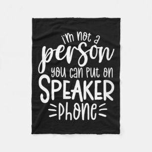 Womens Funny Sarcastic Speak The Truth Offensive Fleece Blanket